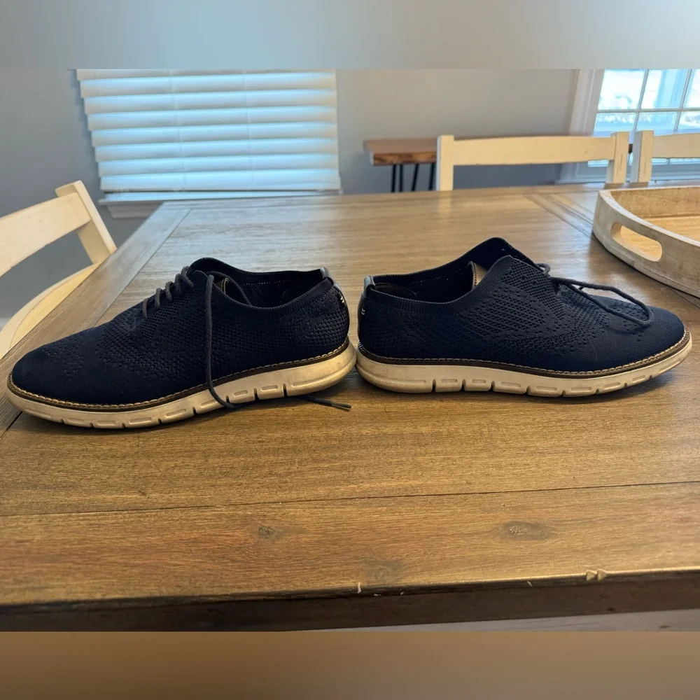Nautica Navy Blue Knit Loafer Shoes – Men’s Size 9